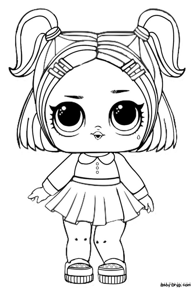 Coloring page best player coloring lol dolls printout