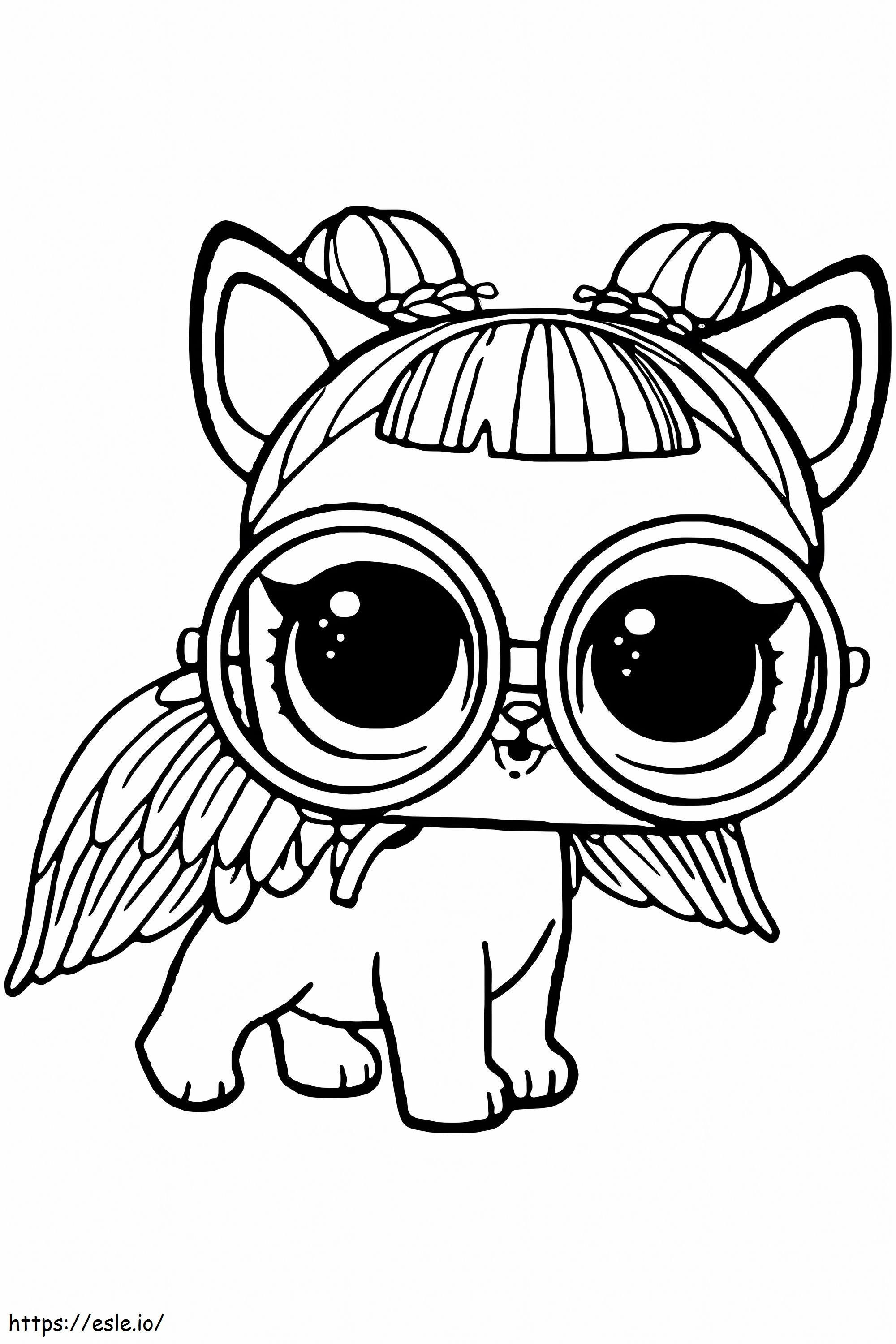 Lol pet puppy sugar coloring page