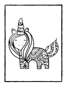 Unicorn mandala coloring pages sheets pdf cool unicorn printable pages