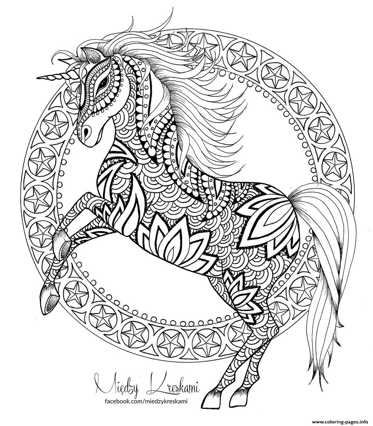 Mandala unicorn adult coloring pages unicorn coloring pages mandala coloring pages horse coloring pages
