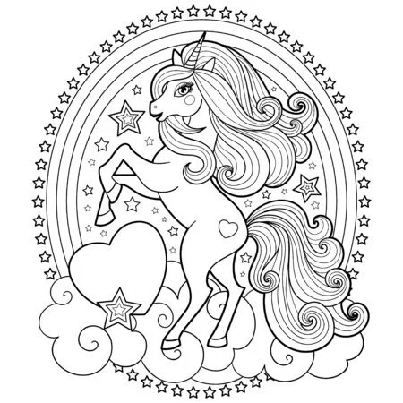 The best unicorn coloring pages for kids