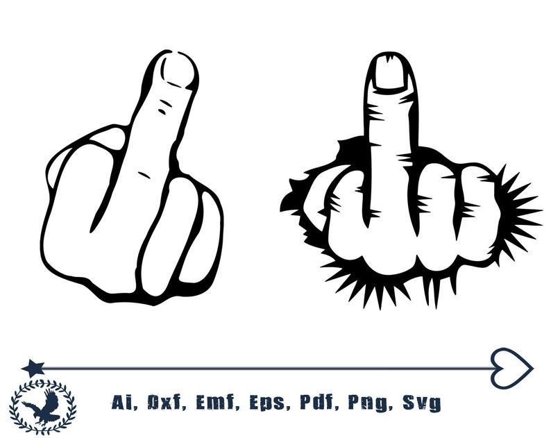 Middle finger svg middle finger clipart middle finger