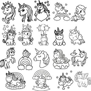 Unicorn silhouette svg