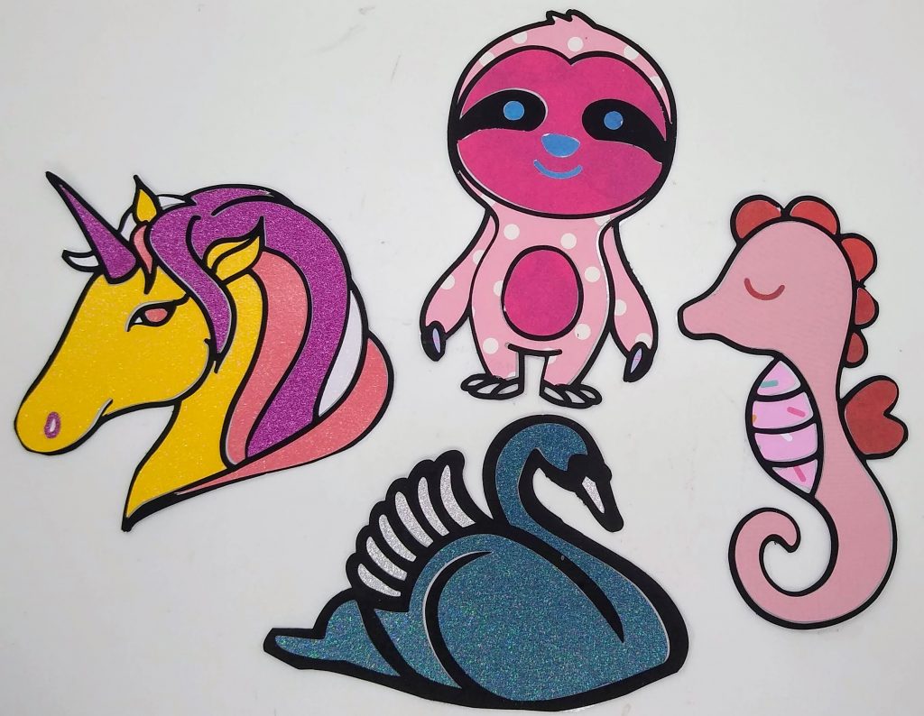Try some animal coloring with paper to relax
