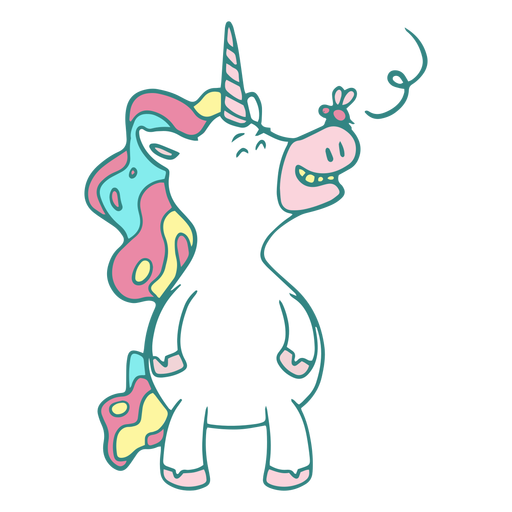 Funny unicorn with fly character png svg design for t