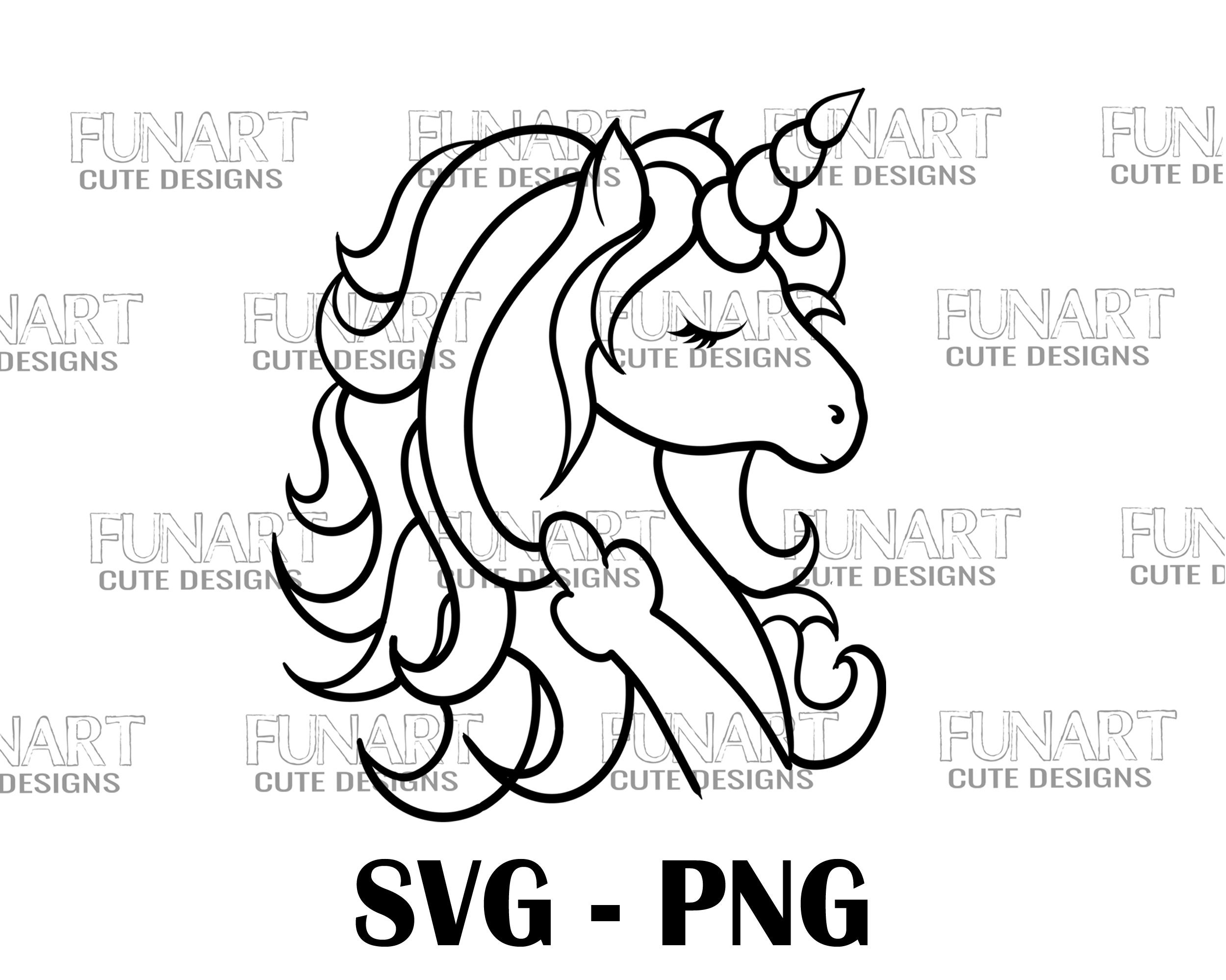 Angry unicorn svg