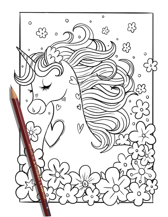 Unicorn unicorn coloring page unicorns coloring page for kids unicorn page for adults