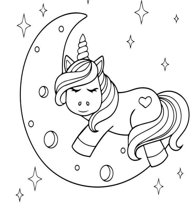Pages printable unicorn coloring pages pdf