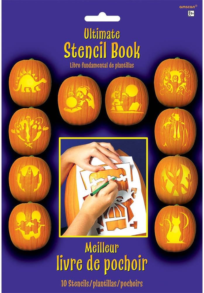Pumpkin carving stencil arts crafts sewing