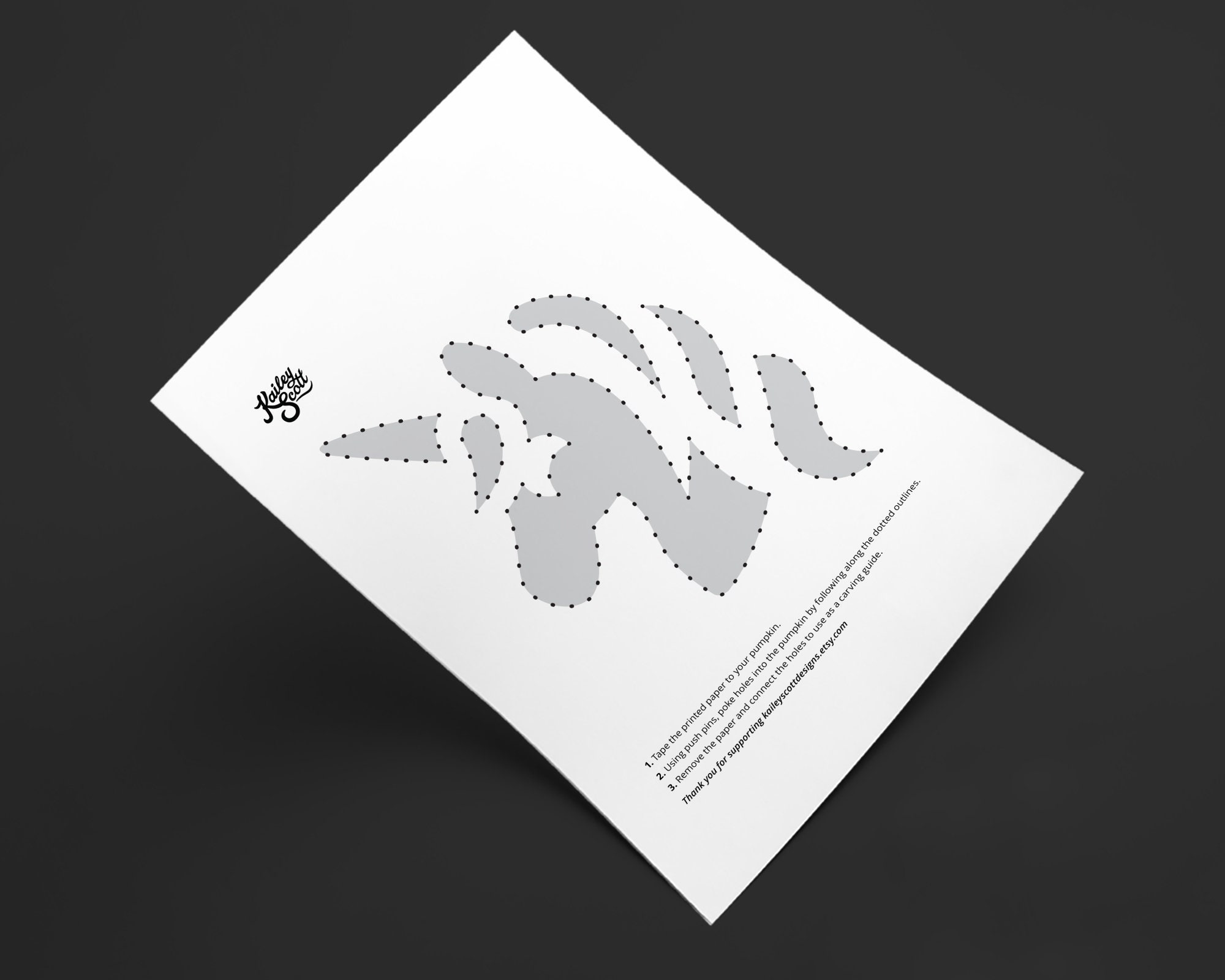 Fairytale printable pumpkin carving stencil set unicorn crown and magic wand jack