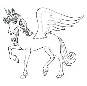 Coloring book unicorn cat puppy bunny moosh walks â