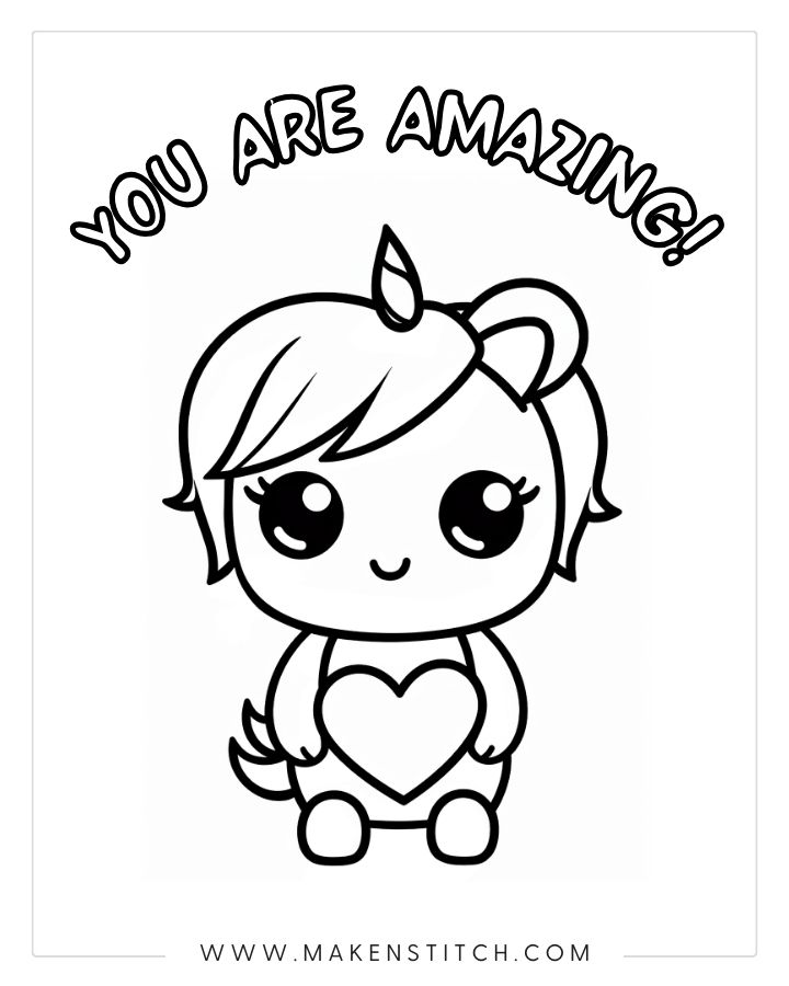 Free unicorn coloring pages for kids and adults