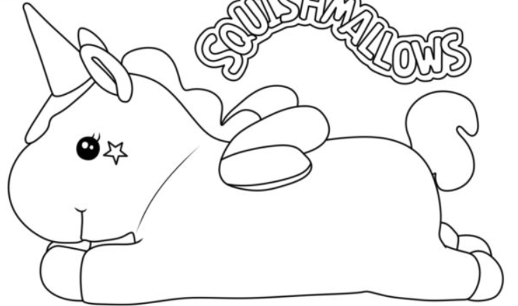 Squishmallow coloring pages