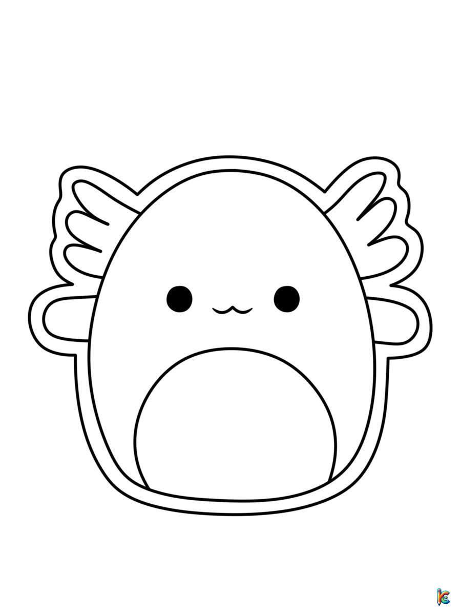 Squishmallow coloring pages â