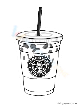 Free interactive printable starbucks coloring pages