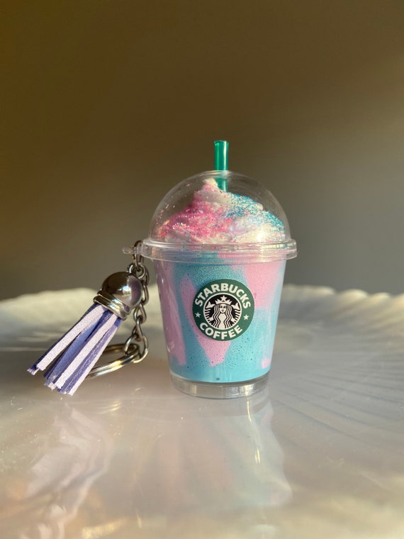 Starbucks frappuccino keychain classic unicorn frappuccino caramel frappuccino keychain mothers day gift personalized gift for her