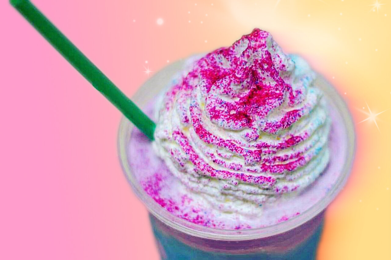 Starbucks unicorn frappuccino style living