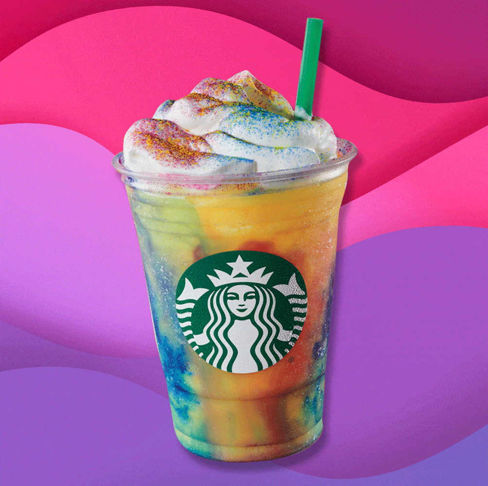 Starbucks releases new tie dye frappuccino