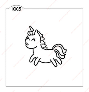 Paint your own cookie unicorn stencil â krazy kreationz sweets
