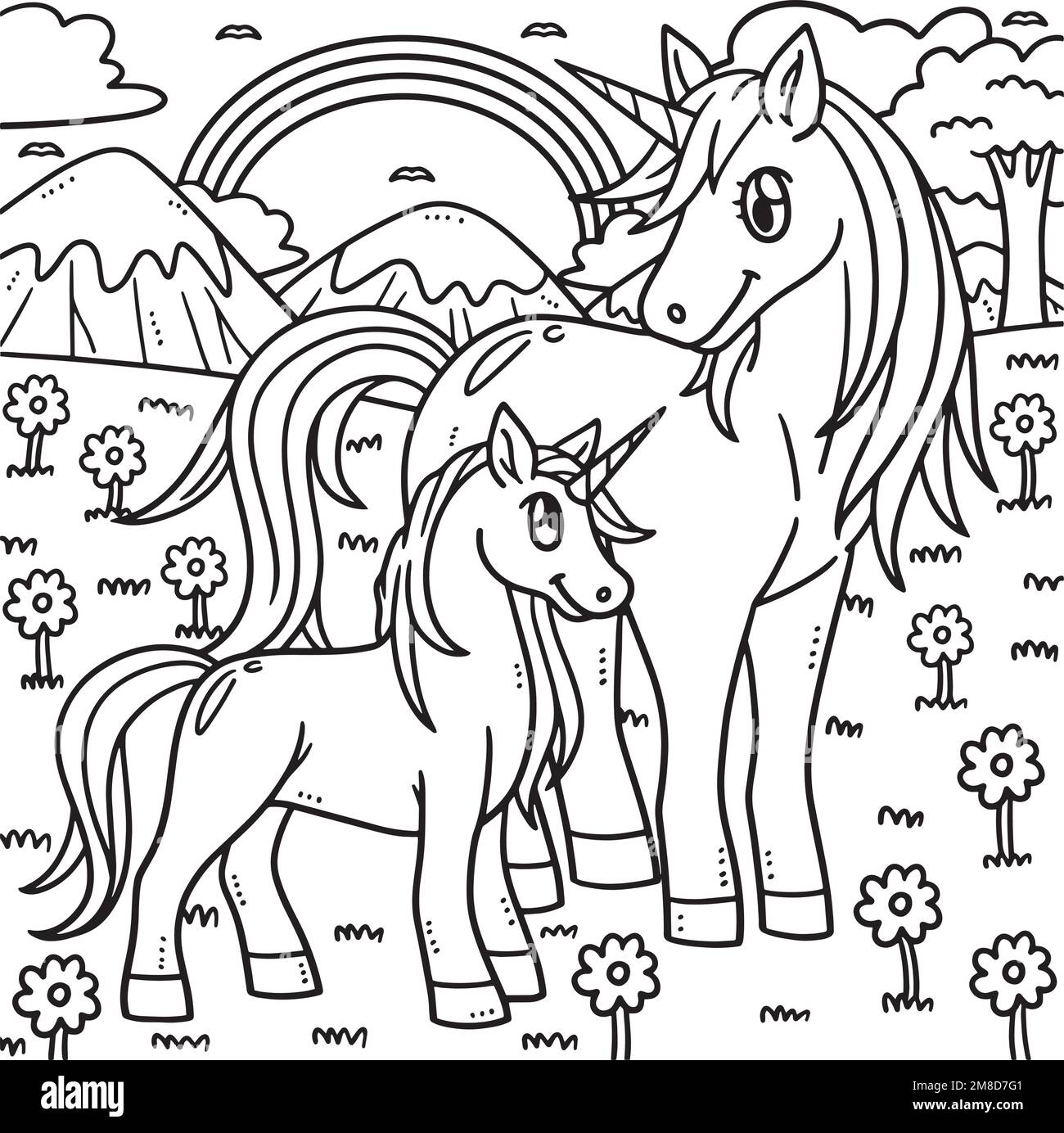 Kids mothers day drawing color hi