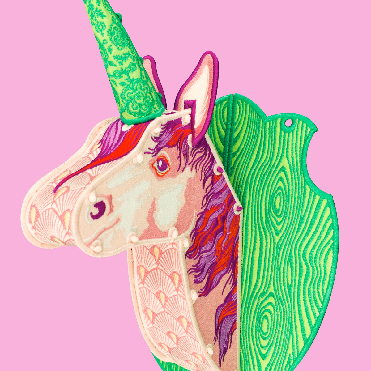Unicorn trophy by tula pink