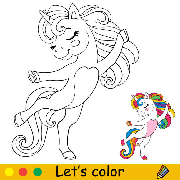Unicorn games stock illustrations royalty