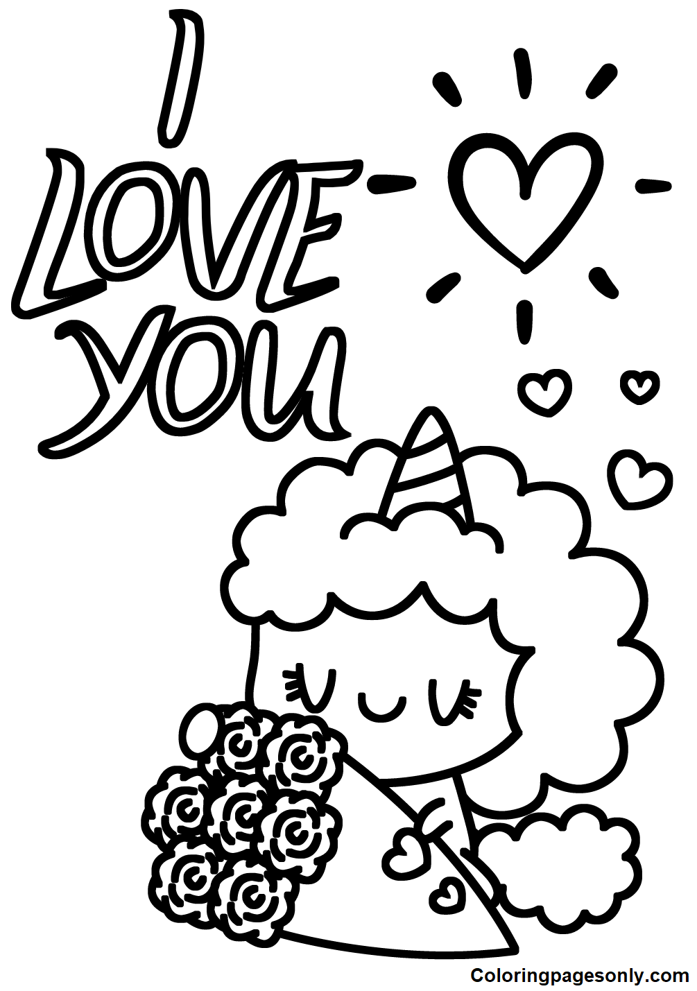 Valentines day cards coloring pages printable for free download