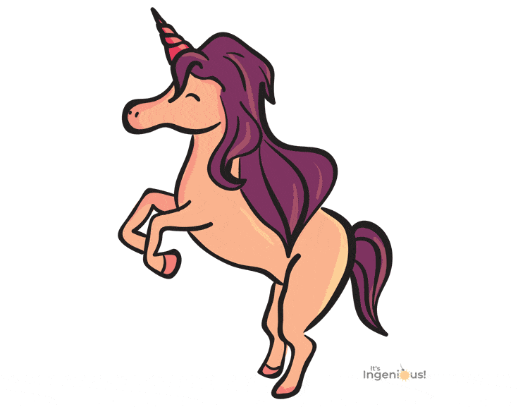 How to draw a unicorn step