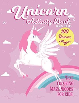 Libro unirn activity book unirn pages dot loring maze book for kids fun children activity fo de russ focus