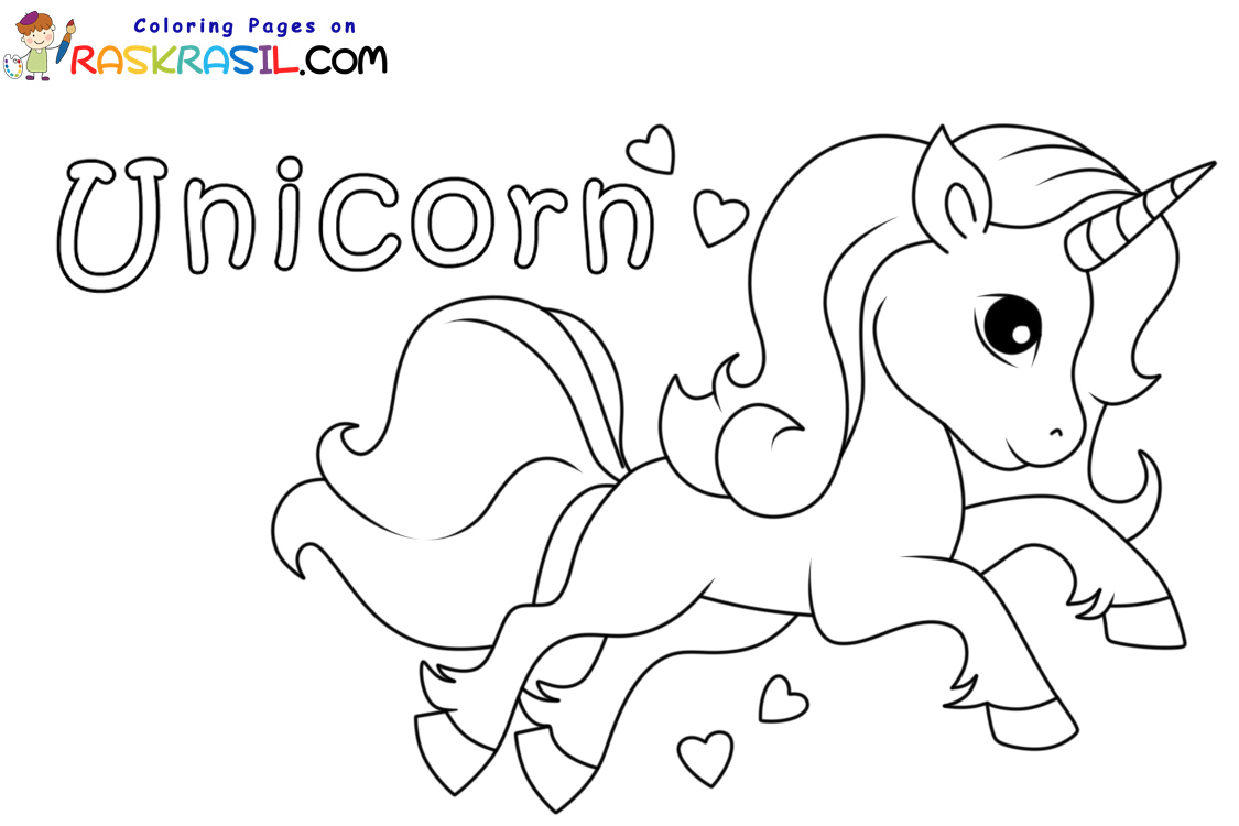 Desenhos de unicãrnio para colorir
