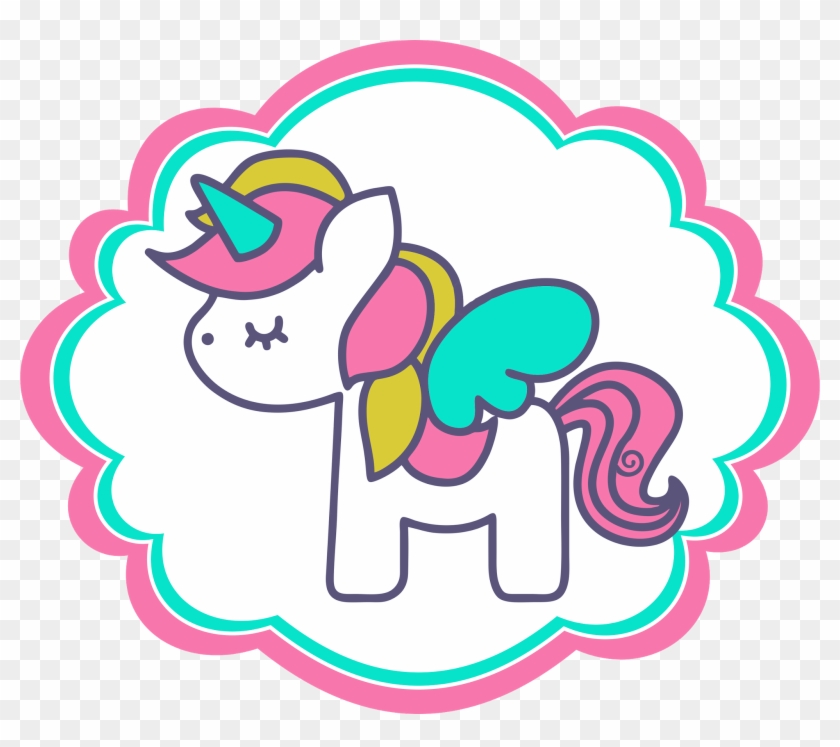 Clipart de unicornios para scrapbook