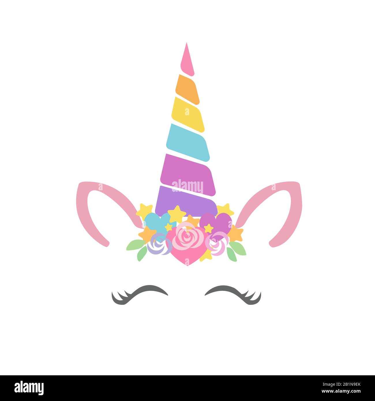 Unicorn face hi