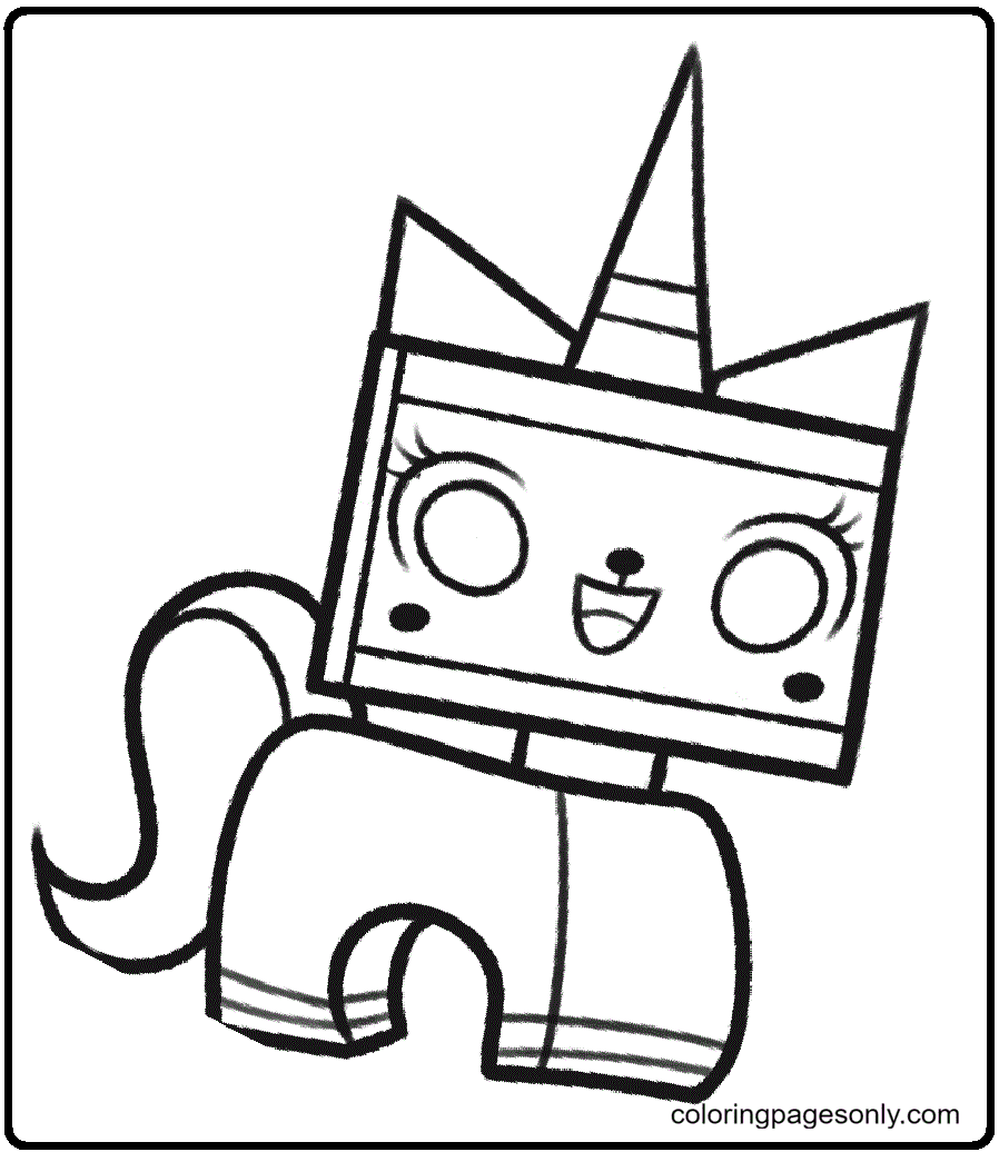 Unicorn cat coloring pages printable for free download