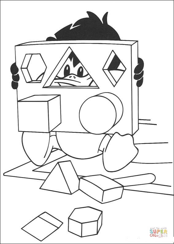 Baby daffy coloring page free printable coloring pages