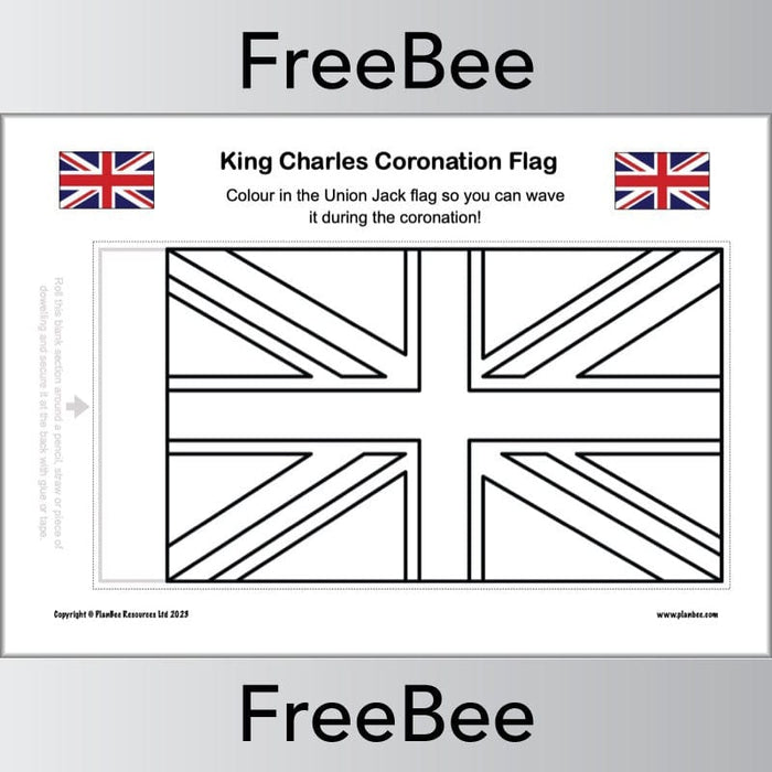 Free king charles coronation flag by