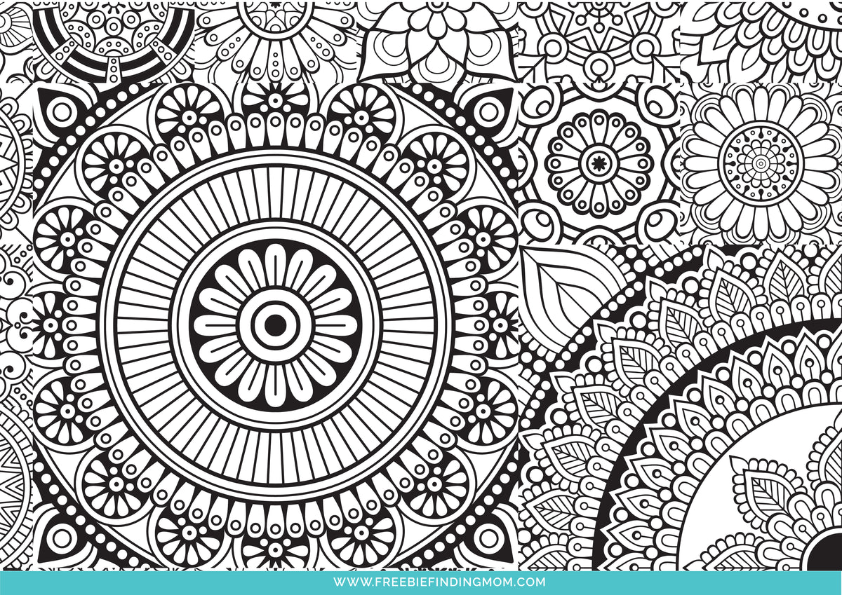 Unique coloring pages for adults and kids pages â freebie finding mom