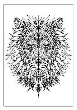 Unique and artistic coloring pages for adults