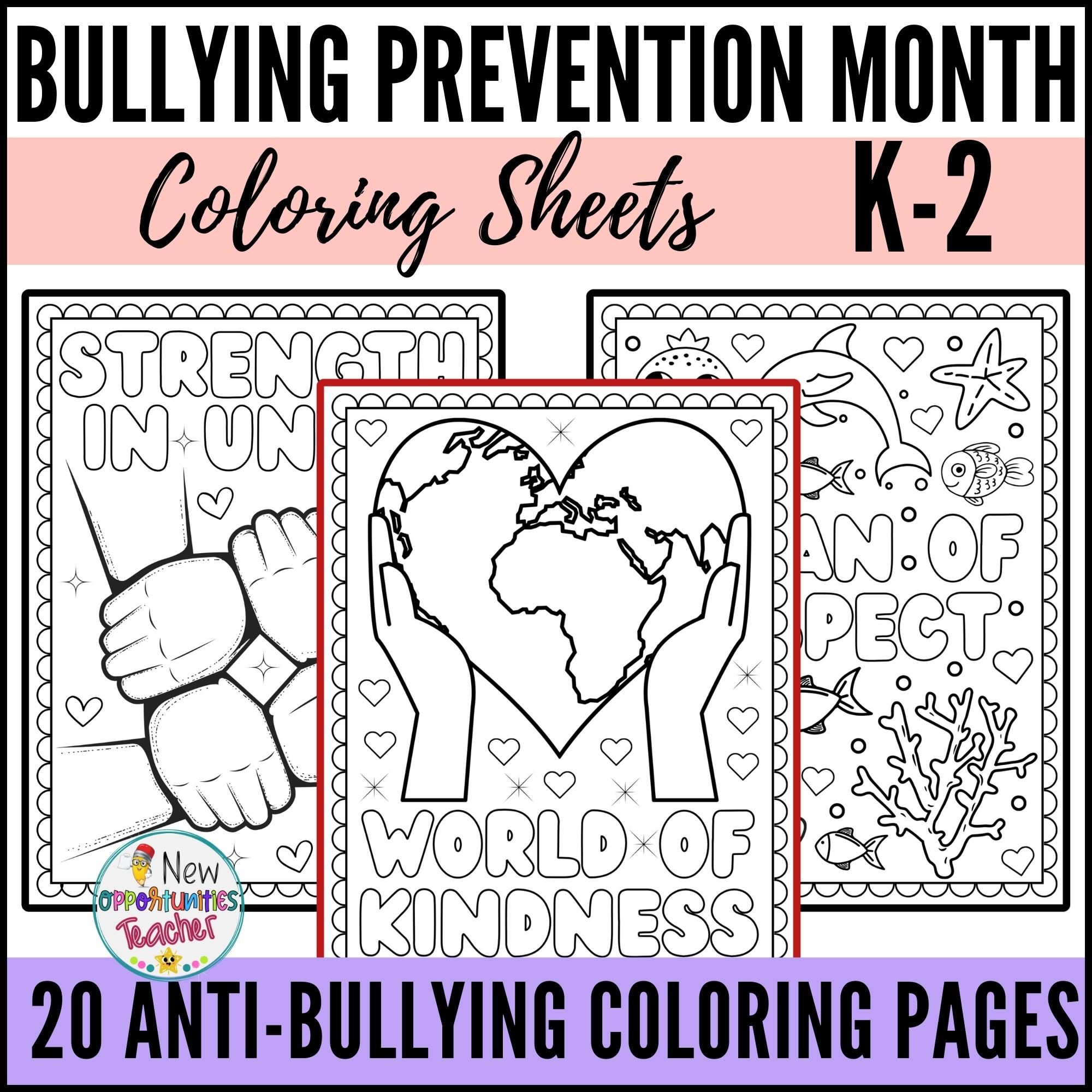 National bullying prevention month activities and bulletin board bundle made by teachers