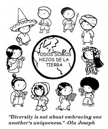 Pin en multicultural diversity coloring pages