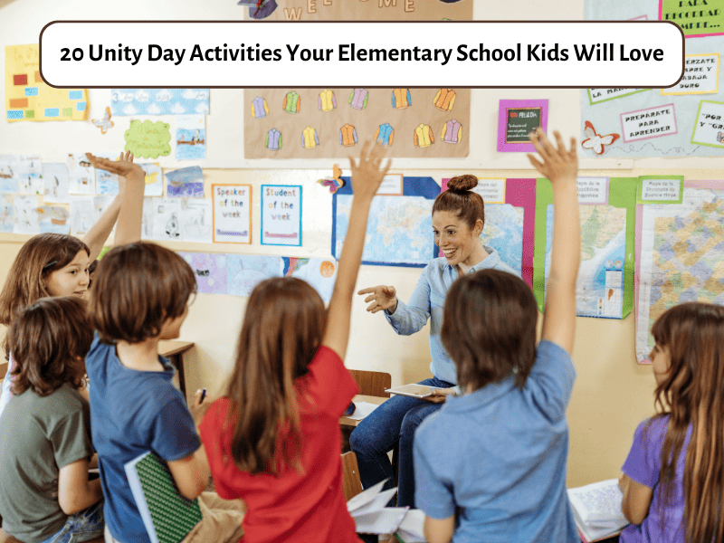 Unity day activities your elementary school kids will love