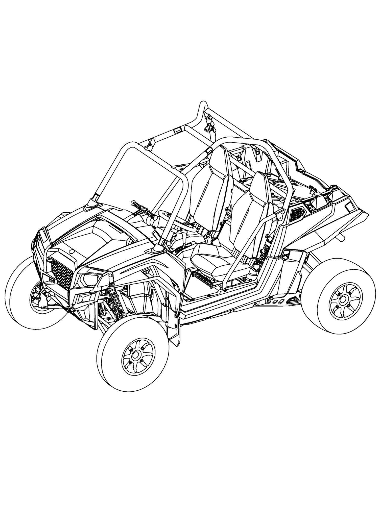 Buggy coloring pages