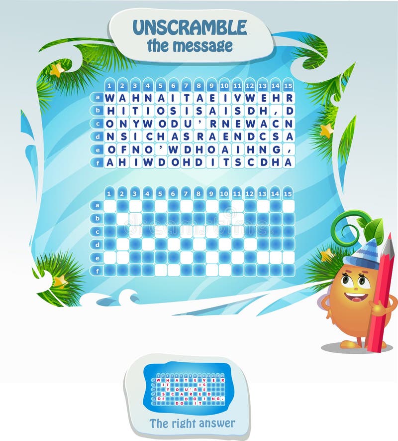 Unscramble stock illustrations â unscramble stock illustrations vectors clipart