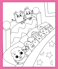 Famous nursery rhymes coloring pages for kids free printables