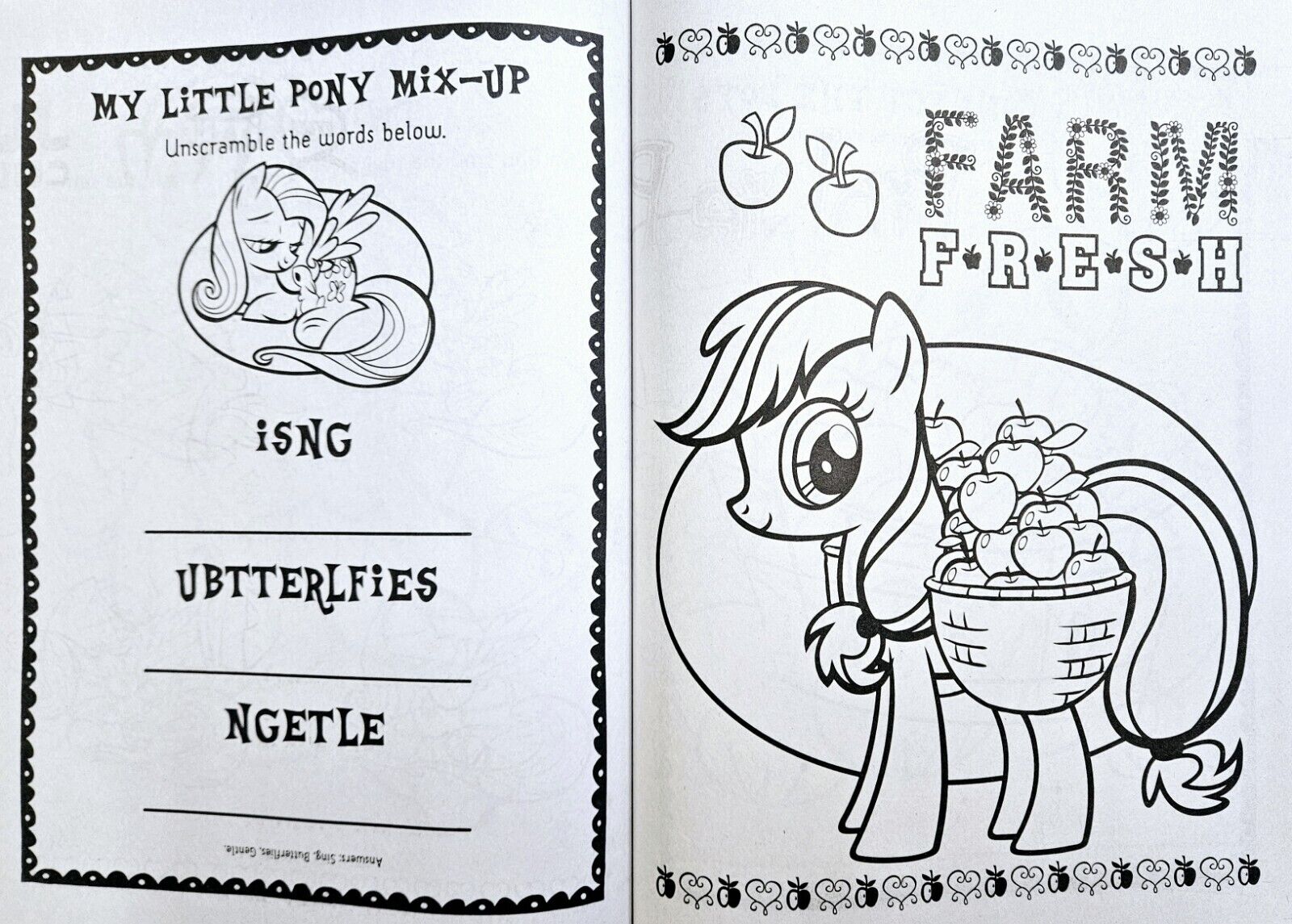 My little pony coloring activity books w mlp stickers mlp crayons
