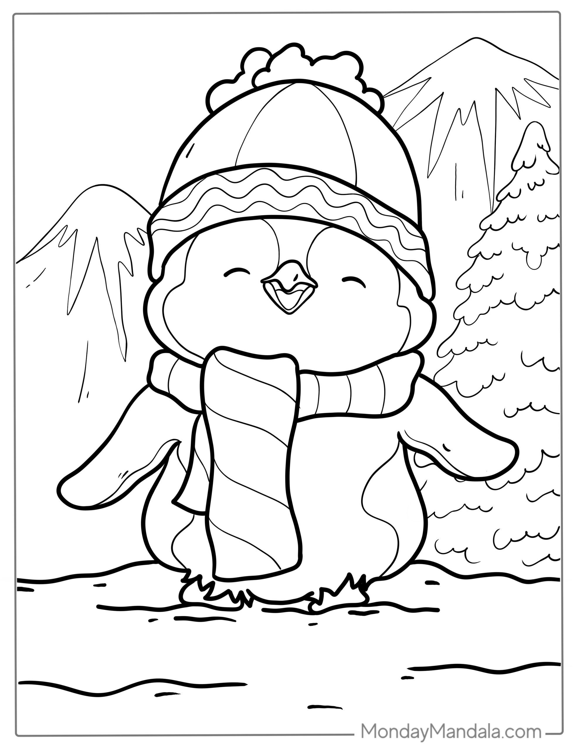 Penguin coloring pages free pdf printables in penguin coloring pages penguin coloring coloring pages