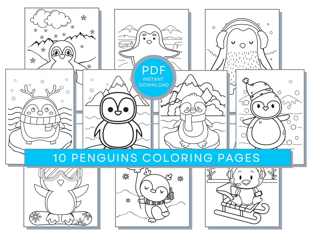 Penguin coloring pages penguin pdf penguin printables penguin coloring sheets cute penguin coloring sheet penguin activity coloring