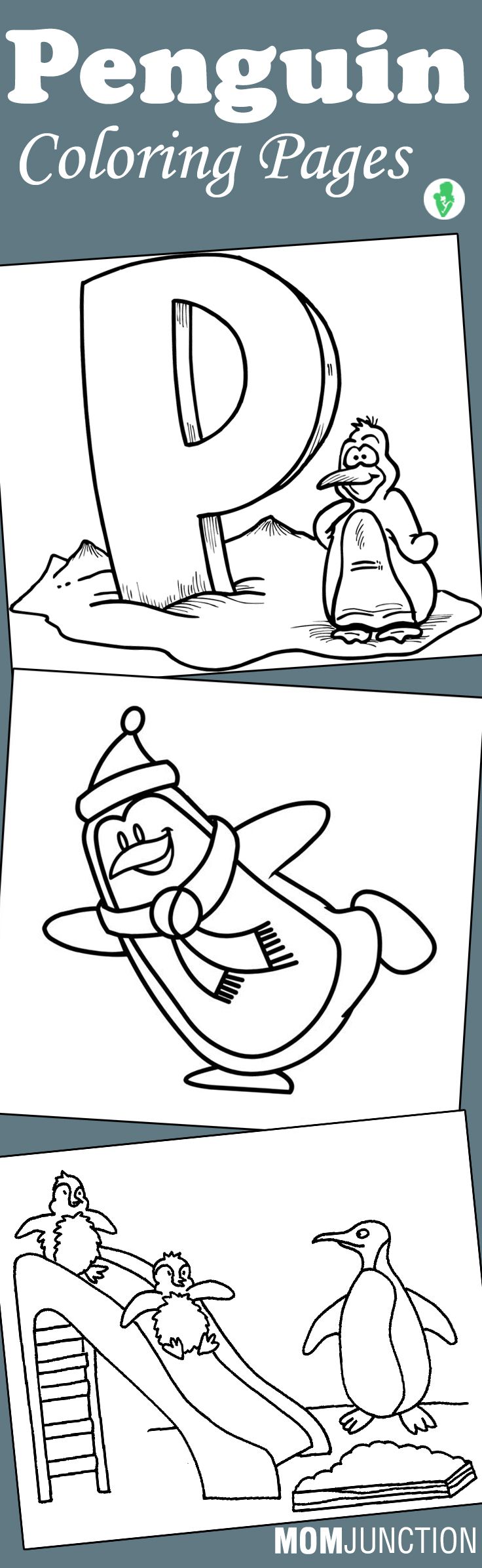 Penguin coloring pages