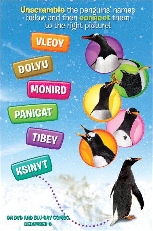 Mr popper connect the penguins names game online games