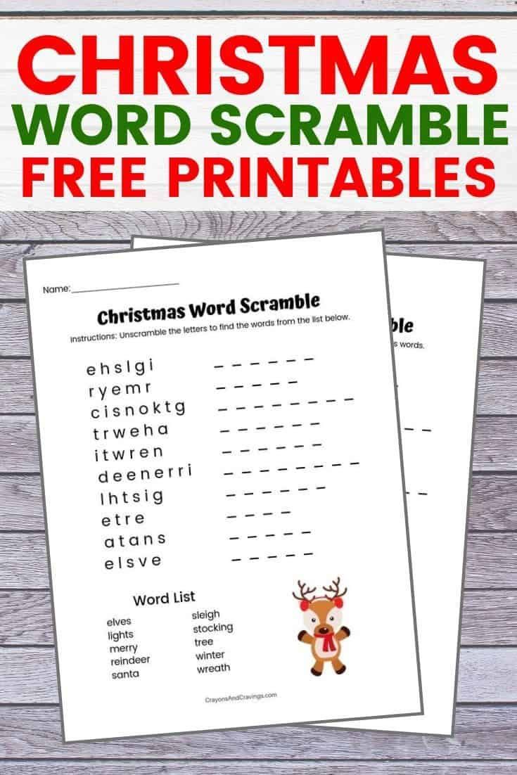Christmas word scramble free printable with answer key christmas word scramble christmas words christmas word search printable