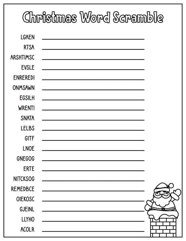 Free christmas worksheets coloring sheets word search more christmas worksheets christmas word scramble christmas words